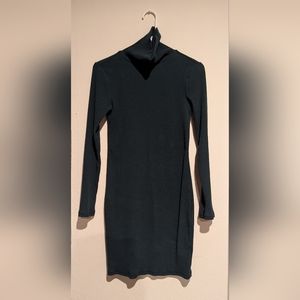 Old Navy dark green sweater dress